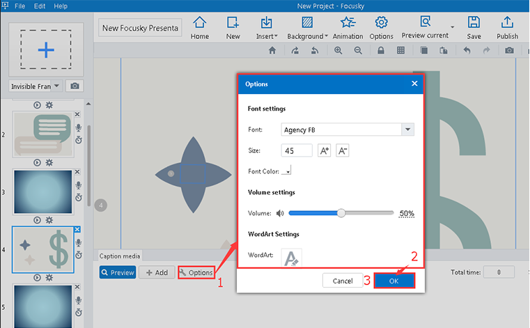 add subtitling and voice narration to the path