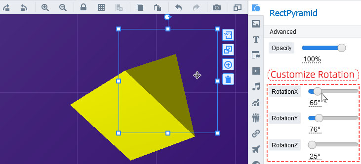 customize 3D shape