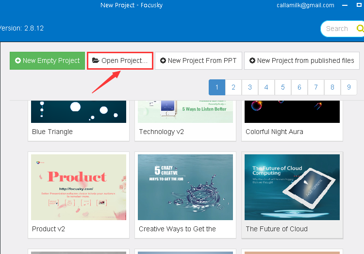 view presentation without focusky installed